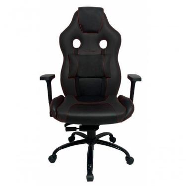 Imagem de Cadeira Gamer Com Almofada Linha Gamer Racing Preto
