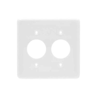 Imagem de Espelho 4x4 Com 2 Tomadas Redondas - Linha Stylus - Ilumi