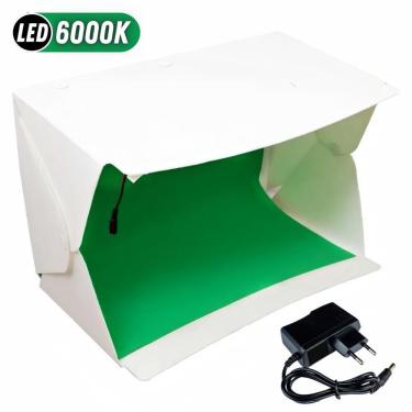 Imagem de Estúdio Cenário P/ Tirar Fotos De Produtos Evobox Plus Led 6000k