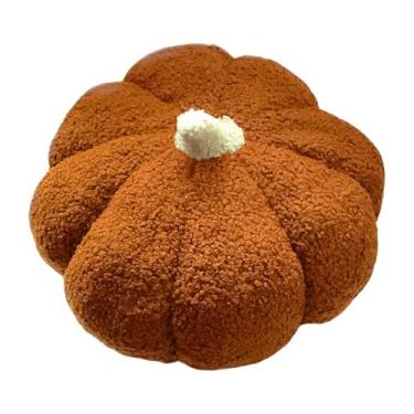 Imagem de Almofada decorativa de abóbora de Halloween, enchimento de algodão PP, material de pelúcia macia, decoração de sofá e sofá