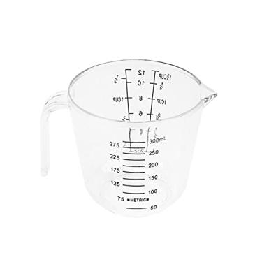 Imagem de Copo medidor, mini recipiente de água de grande capacidade, loja de bebidas científicas, acessórios de panificação, laboratório com alça (300 ml)