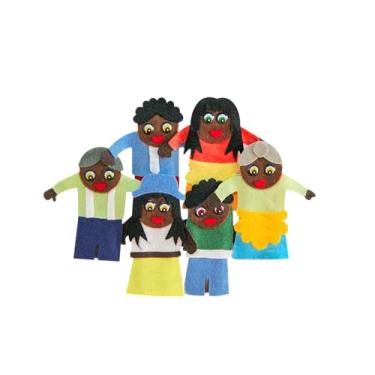 Imagem de Dedoche Família Feltro Carlu Brinquedos