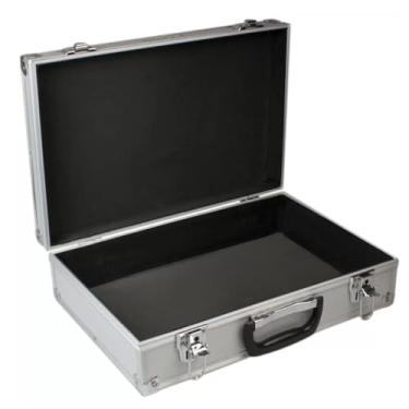 Imagem de Maleta Grande em Alumínio com Suporte 45 x 32 x 15cm Ref. Grande Noll 63,0005