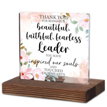 Imagem de Presente de agradecimento ao líder, decoração inspiradora de agradecimento para chefe gerente de equipe, reconhecimento de aniversário de aposentadoria, despedida de despedida, parabéns, promoção