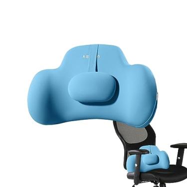 Imagem de Travesseiro lombar do carro - Travesseiro lombar ajustável de resfriamento para cama | Suporte para as costas da cadeira para assento de carro, cadeira de trabalho, poltrona reclinável e cama,