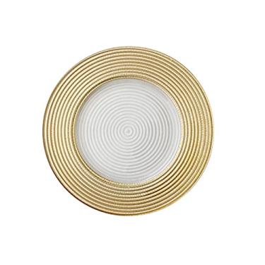 Imagem de Bandeja de servir, bandeja de lanche, bandeja de café da manhã, bandeja redonda de vidro, bandeja de servir bandeja rosqueada, prato de aperitivo, prato de frutas, enfeite decorativo, bandeja de mesa