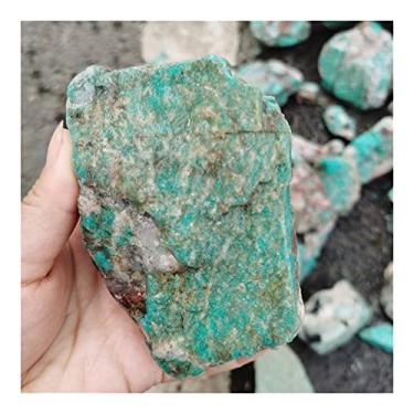 Imagem de Home Collections Cristal de quartzo turquesa azul natural pedras de pedra áspera decoração de casa presente DIY 100-350 g artesanato (tamanho: 300-350g)