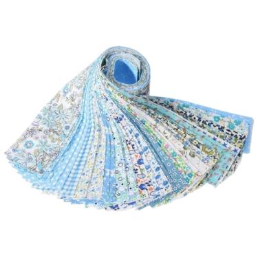 Imagem de Tecido Jelly Roll - Tiras de tecido de rolo de geleia macia para costura, acessório de costura artesanal para bolsas acolchoadas, roupas de boneca, vestidos, capas de almofada, toalhas de mesa