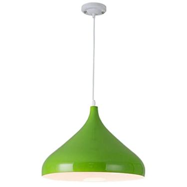 Imagem de CHENKUI Luminária pendente de elegância de personalidade Abajur criativo nórdico macaron cor industrial luz de pendurar luz interna 1 m cabo de linha pode ser encurtado fácil instalação E27, para
