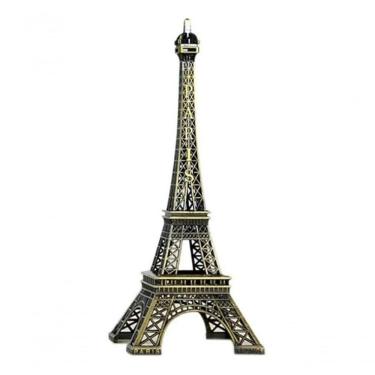 Imagem de Torre Eifel Pariz Decorativa Grande 6Cm Metal Bronze