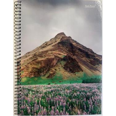 Imagem de Caderno Pauta Branca universitário new espiral 96 folhas