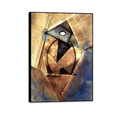 Imagem de Pôster Max Ernst Reproduções de Pássaros de Pinturas Famosas Surrealismo Arte de Parede Tela Max Ernst Decoração de Parede para Presentes de Sala de Estar 85 x 60 cm Moldura Preta