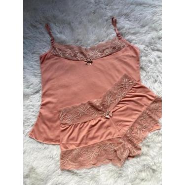 Imagem de Babydool Melissa M/G/GG Verão/ Confortavel/ Sexy/ Roupa de Durmir - Or