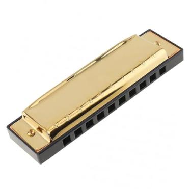 Imagem de Gaita profissional para iniciantes adultos 10 furos 20 tons chave de azul C