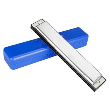 Imagem de Gaita profissional 10 furos 24 tons Blues Harmonica Instrumento musical para iniciantes