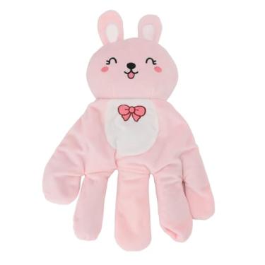 Imagem de RiToEasysports Patter de bebê para Dormir, Travesseiro de Mão Elétrico Em Formato de Coelho Fofo de Desenho Animado para Recém-nascidos, Brinquedo Calmante para Dar Tapinhas na Palma da Mão Com