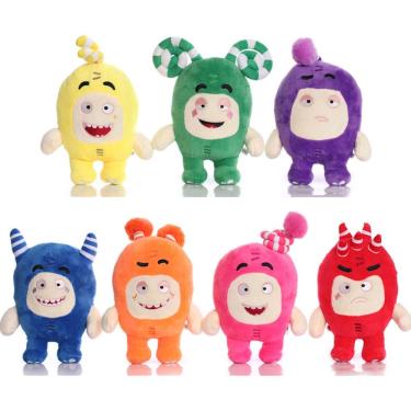 Imagem de Boneca de brinquedo de pelúcia Oddbods 22 cm, 7 unidades/conjunto de anime para crianças