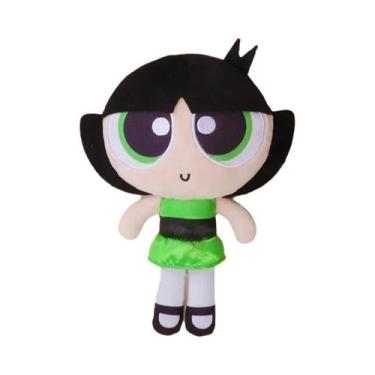 Imagem de Boneca De Pelúcia Powerpuff Girls Buttercup Bubbles Blossom 23cm 35cm 