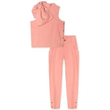 Imagem de Conjunto Curto Lilica Ripilica Alfaiataria Com Laço Rosa-Feminino