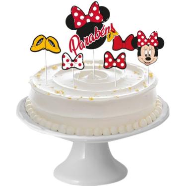 Imagem de DECORACAO DE BOLO CENARIO MINNIE MOUSE 06 un.
