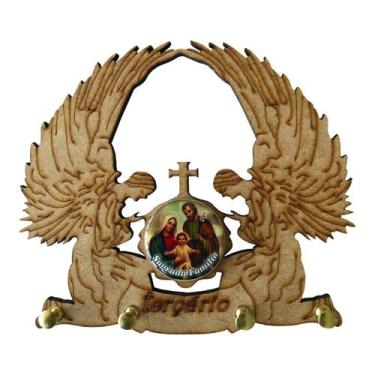 Imagem de Porta Chave Terçário da Sagrada Família em MDF - SJO Artigos Religioso