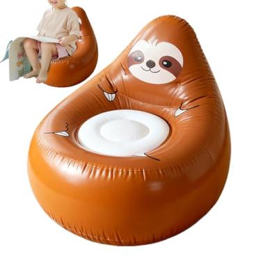 Imagem de Sofá Inflável Para Crianças | Assento Portátil em Forma de Animal | Divã Inflável,para Uso no Exterior, em Acampamento, na Praia, Viagens, no Interior, Quintal, na, Jardim e