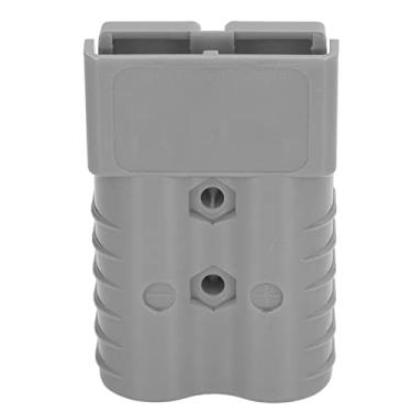 Imagem de Greensen Conector de Plugue 350A 600V, Kit de Conector Rápido para Bateria de Alta Corrente Com Alça e Tampa de Borracha à Prova de Poeira, para Painéis Solares, Sistemas de Bateria Dupla, (Cinza)