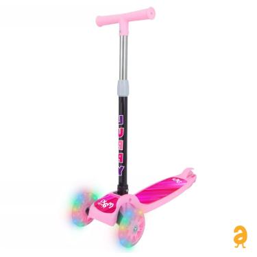 Imagem de Patinete Infantil Dobrável 3 Rodas Led Luppy Maxi Toys