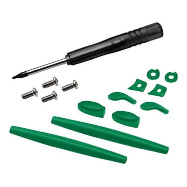 Imagem de Kit de substituição de borracha MYCOURAG e chave de fenda T6 e parafusos compatíveis com óculos de sol Oakley Juliet, Verde, One Size