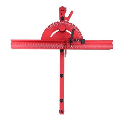 Imagem de Luqeeg de Liga de Alumínio Preciso para Medidor de Esquadria de Serra de Mesa para Uso Profissional Com Parada de Limite, Adequado para Acessórios de Máquina de Gravação Em Pista T de 30 Mm ou 45 Mm
