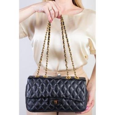 Imagem de Bolsa de couro matelassê quilted Penélope-Feminino