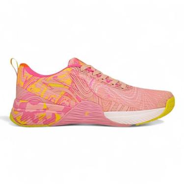 Imagem de Tenis Lynd Fractal Feminino, 38, Rosa claro pink, Amarelo
