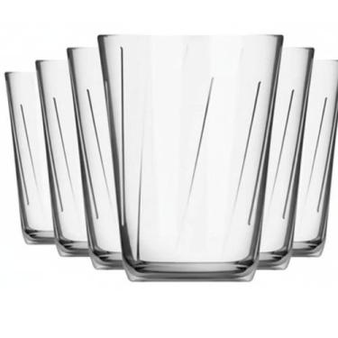 Imagem de Jogo de 6 copos De vidro 190ml Água, suco, cafezinho NadirFigueiredo -