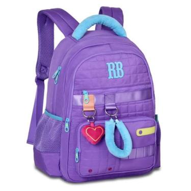 Imagem de Mochila de Costas Rebecca Bonbon Plush Dreams Roxo - Clio