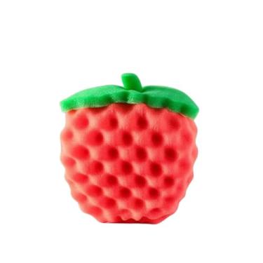 Imagem de Esponja Corporal em Formato de Frutas, PU, 14x4x13cm, 23g, Esfoliação e Limpeza, Secagem Rápida, Decorativa