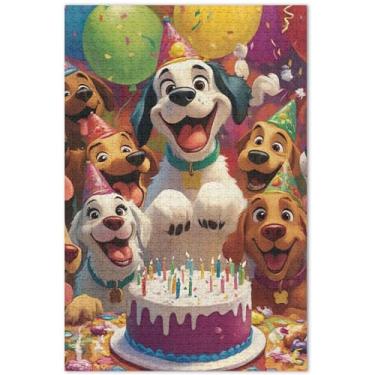 Imagem de Unicórnios roxos personalizados, cenário fantástico, quebra-cabeças para adultos, 500 peças, cenário, arte floral, natureza, quebra-cabeças, presentes engraçados, 50 x 35 cm