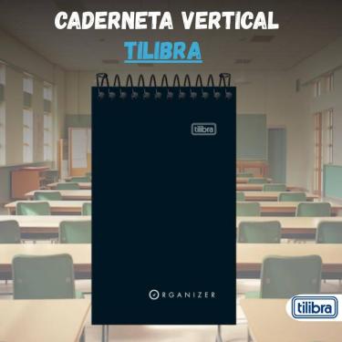 Imagem de Caderneta Vertical Tilibra Espiral 60 Folhas 305235 C/10