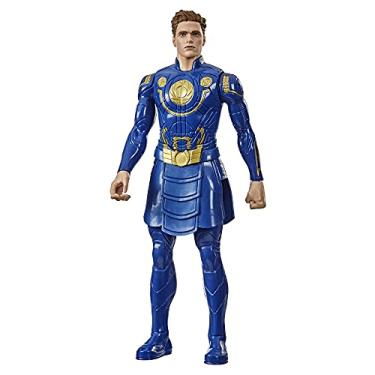 Imagem de Figura Marvel Os Eternos Titan Hero Series, Boneco Ikaris de 30 cm - F0100 - Hasbro, Azul e dourado