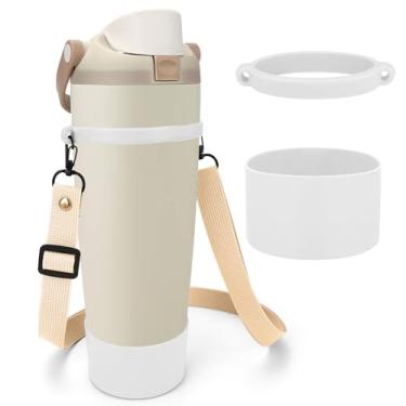 Imagem de Mity rain Suporte de garrafa de água com alça para Owala Freesip 24 30 32 acessórios de 1,134 g, bolsa tiracolo com bota de garrafa de água para homens e mulheres caminhadas, acampamento, viagem