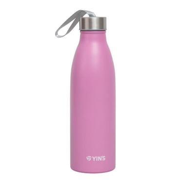 Imagem de Garrafa Térmica Yins Fortune Aço Inox 750ML - Rosa Único-Unissex