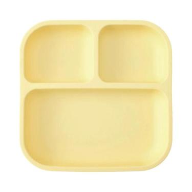 Imagem de Prato Dividido De Silicone Livre De BPA Para Crianças, Com Sucção, À P