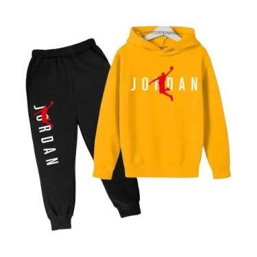 Imagem de Conjunto De Moletom Infantil Com Calças E Estampa De Letras 2 Peças Pr