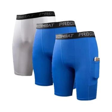 Imagem de Conjunto De 3 Cuecas Boxer Masculinas M-XXL De Secagem Rápida, Preto E