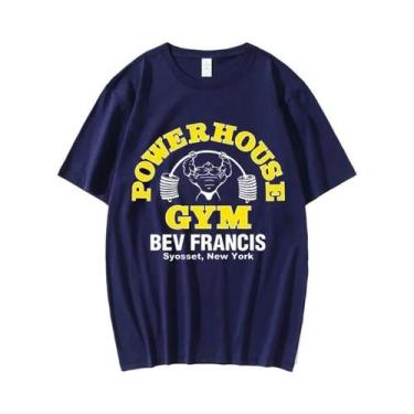 Imagem de Camiseta Gráfica De Algodão Oversized Feminina Unissex Casual Fitness 