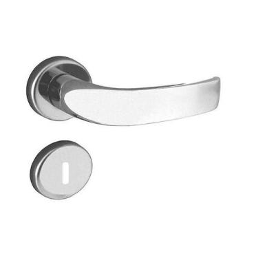 Imagem de Fechadura Interna Home Roseta Cromada, 40mm - Aliança