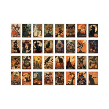 Imagem de Halloween Mensagem Postais, Vintage Postais, Cartões De Natal, 3.94x5.