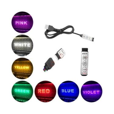 Imagem de Letreiro De LED Neon Com Efeitos De Toca-discos, Música DJ E Escultura