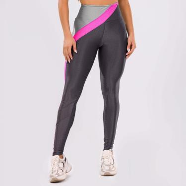 Imagem de Legging Maze Microcanelado e Platinado Donna Carioca-Feminino