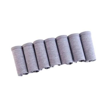 Imagem de Calcinhas De Algodão plus Size Para Mulheres, 7 Peças, Cuecas Macias, 