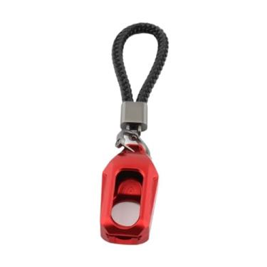 Imagem de YIJU Capa protetora com chaveiro para motocicleta para 368G, Vermelho